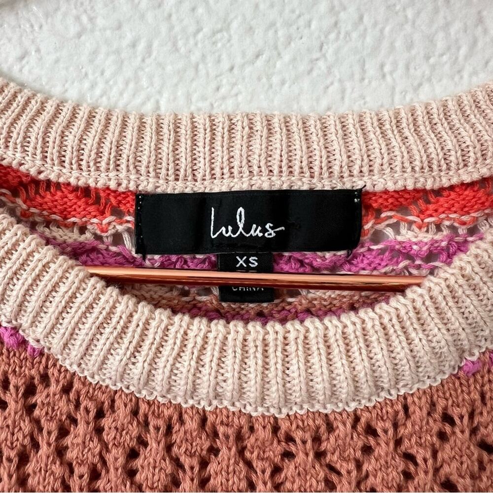 Lulus Exceptional Expression Beige Multi Striped … - image 6